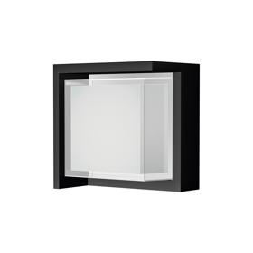 M8863  Creek Diamond Top Frame Wall Light, 15W LED, CCT, IP65 Outdoor, Black